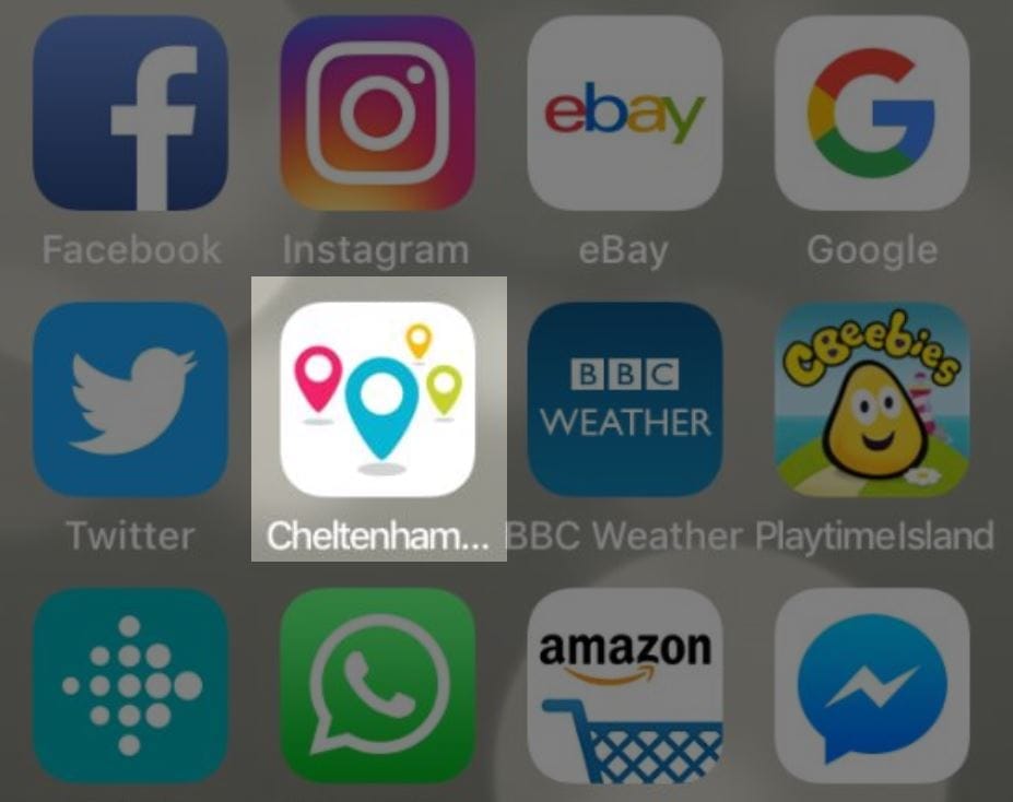 Cheltenham Rocks App for Easter Events and Activities
